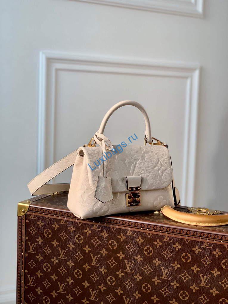LV M46008 Louis Vuitton Madeleine BB Monogram Empreinte Leather - Image 2