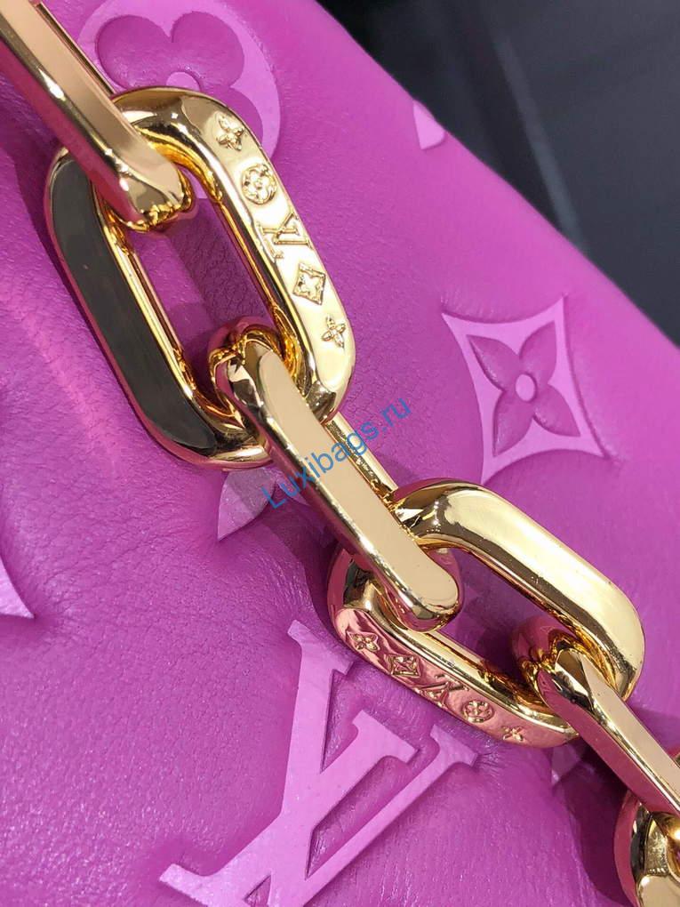 LV M81127 Louis Vuitton Beltbag Coussin Purple - Image 3