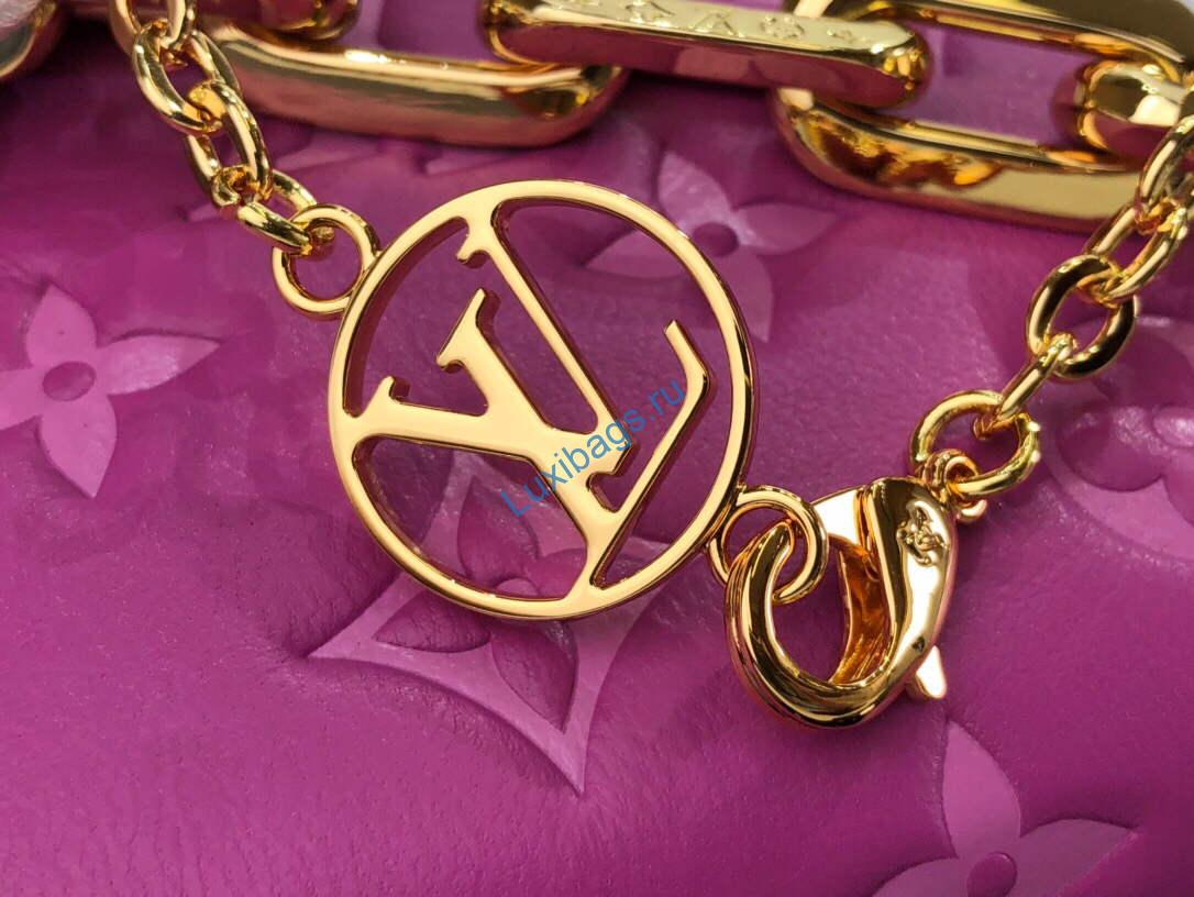 LV M81127 Louis Vuitton Beltbag Coussin Purple - Image 4