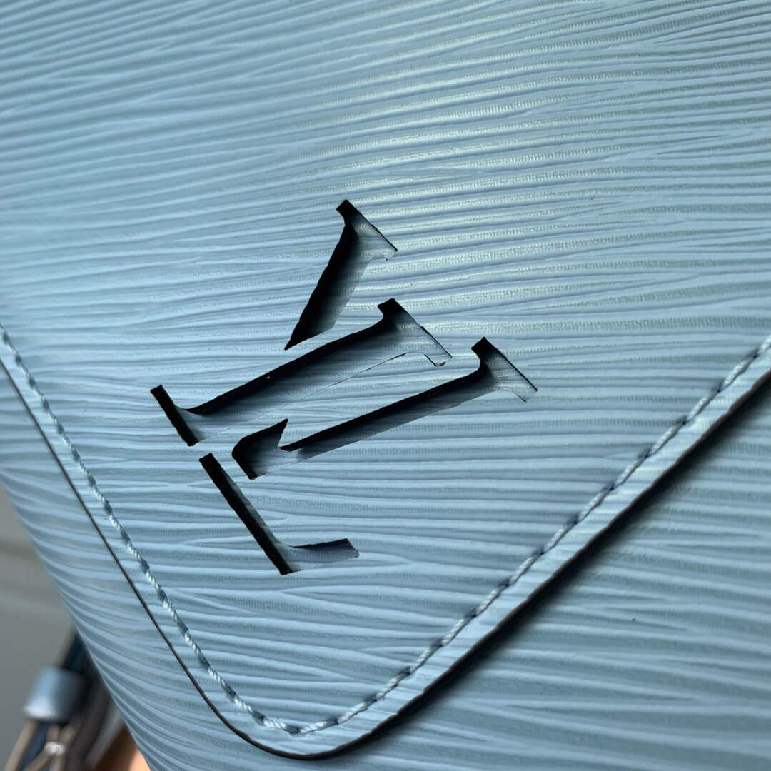 LV M59950 Louis Vuitton Marelle Tote BB Blue - Image 4