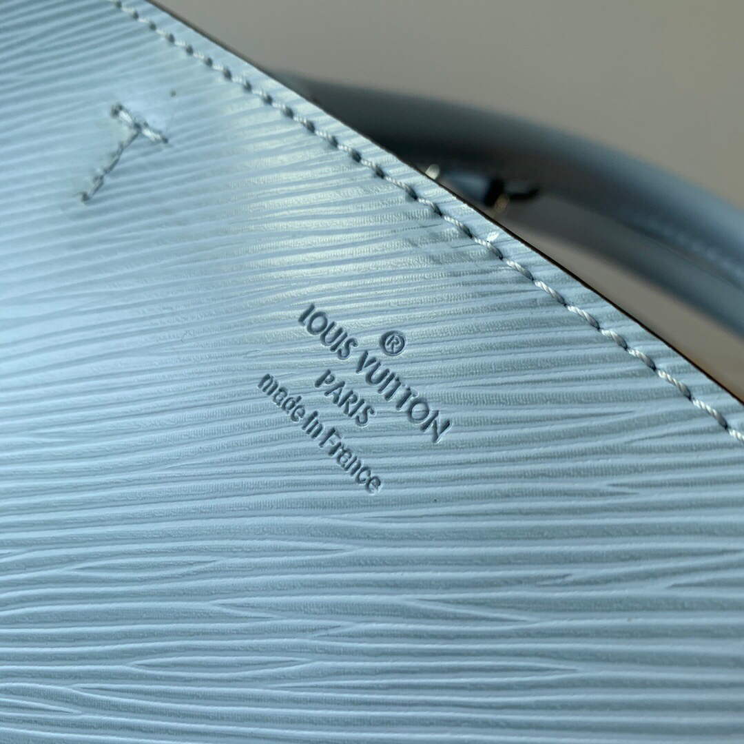 LV M59950 Louis Vuitton Marelle Tote BB Blue - Image 5