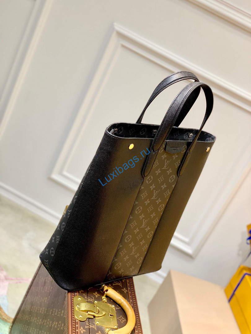 LV M30431 Louis Vuitton Split Tote Eclipse Black - Image 2
