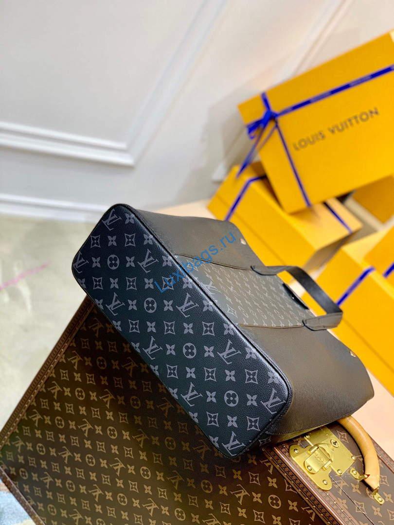 LV M30431 Louis Vuitton Split Tote Eclipse Black - Image 3