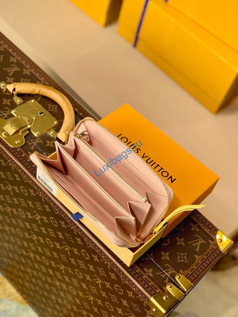 LV M81279 Louis Vuitton Zippy Wallet M81280 Pink - Image 2