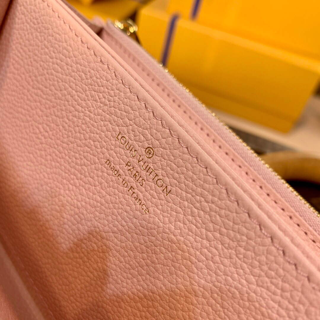 LV M81279 Louis Vuitton Zippy Wallet M81280 Pink - Image 3