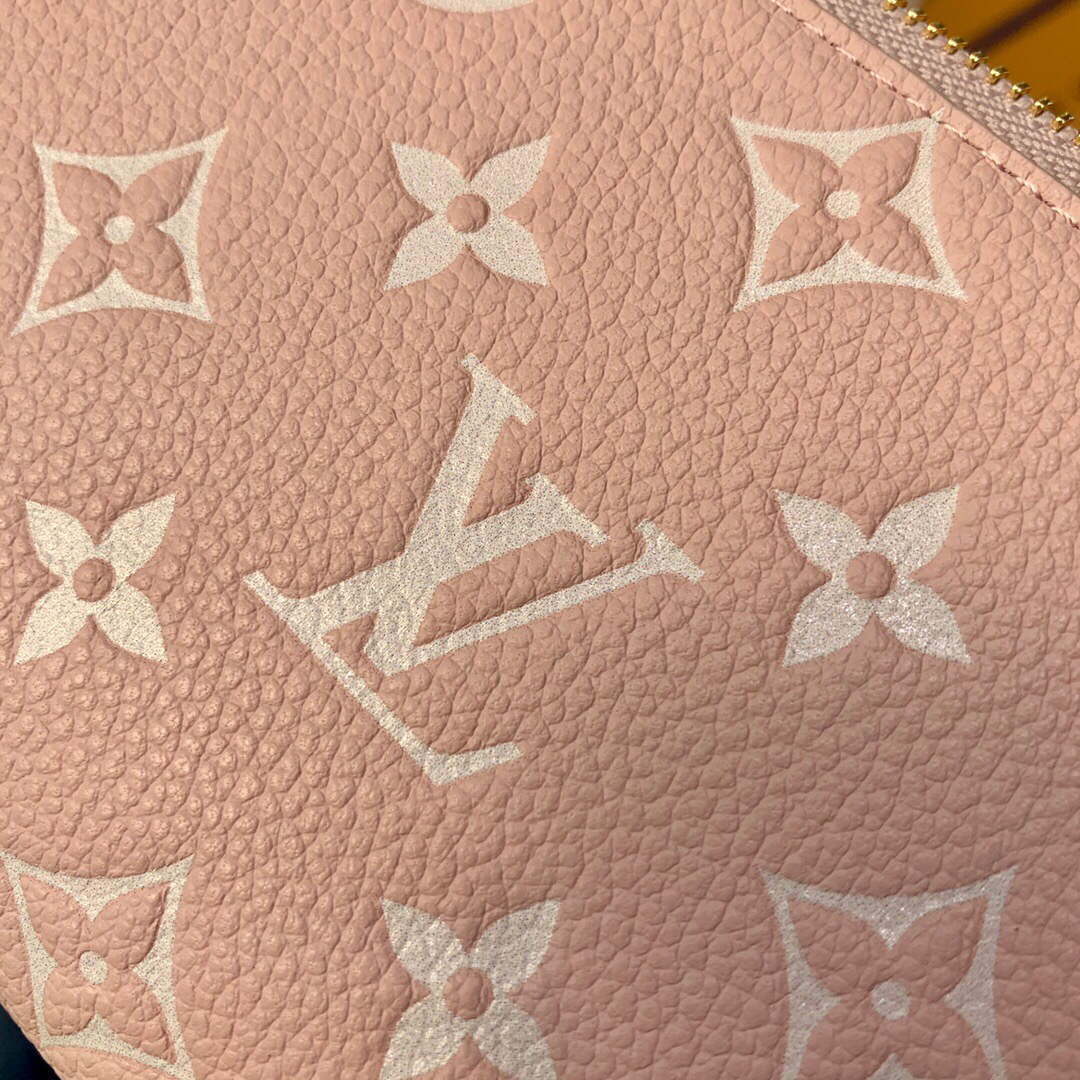 LV M81279 Louis Vuitton Zippy Wallet M81280 Pink - Image 5