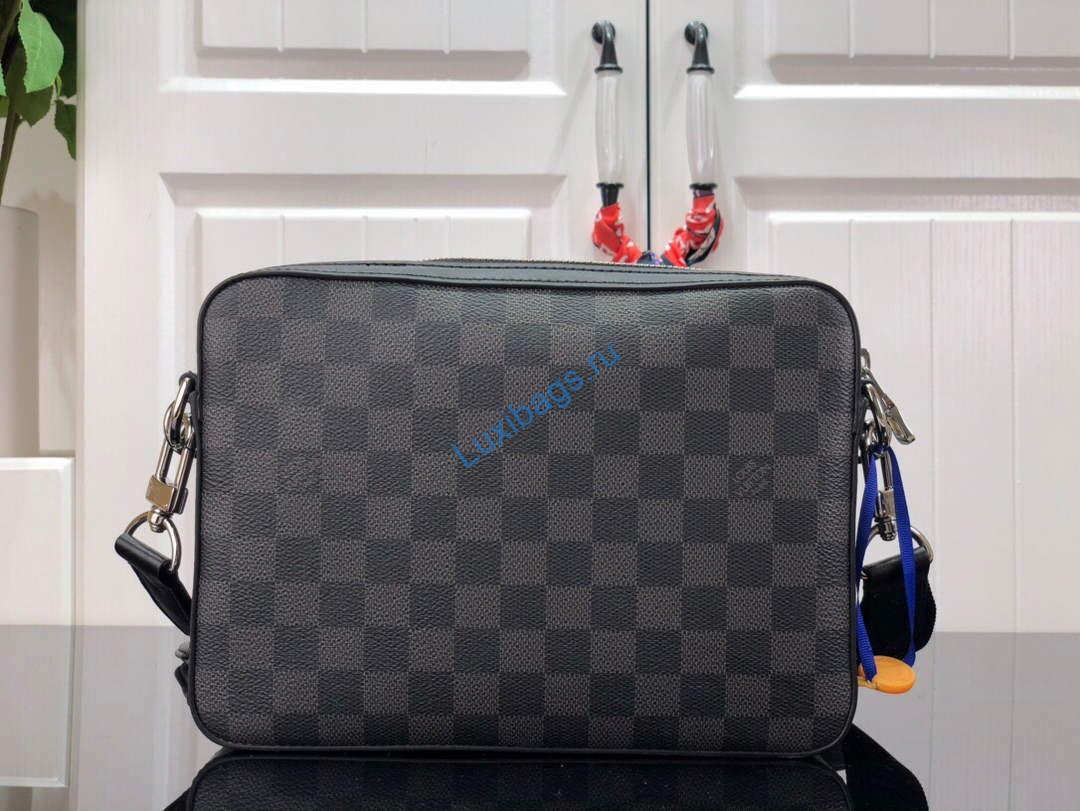 LV N58040 Louis Vuitton Trio Messenger Bag Black - Image 3