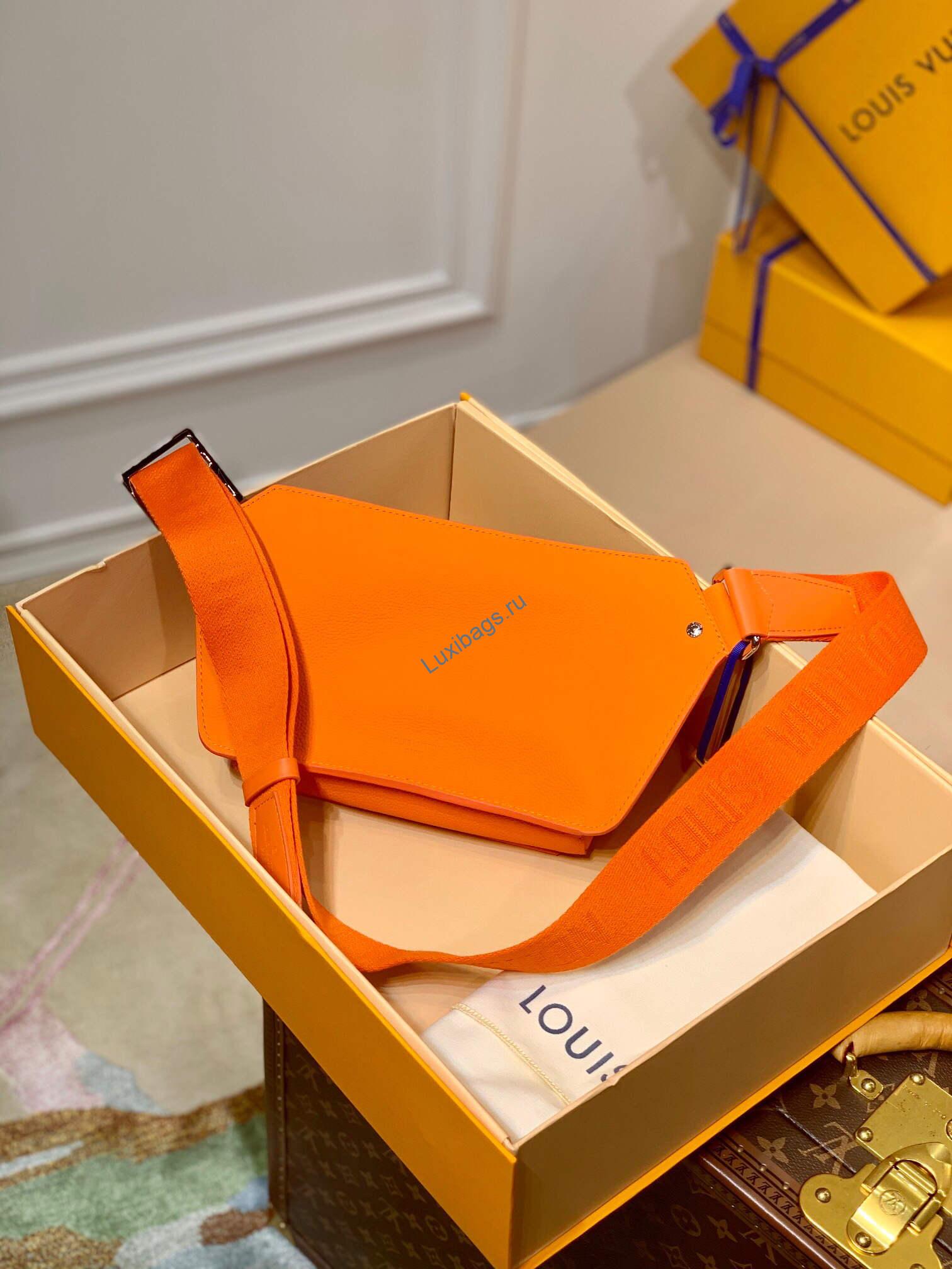 LV M59625 Louis Vuitton New Sling Bag Orange - Image 2