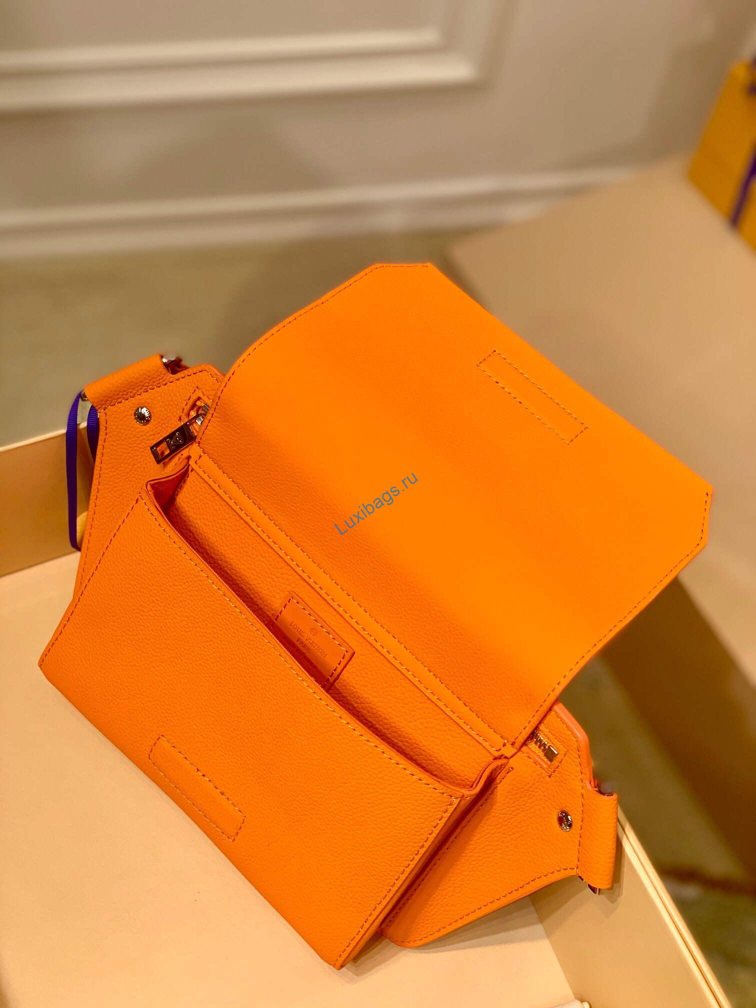 LV M59625 Louis Vuitton New Sling Bag Orange - Image 6