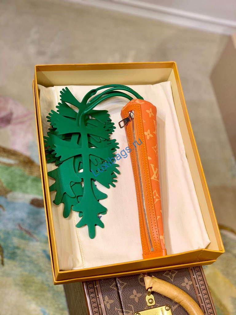 LV M80851 Louis Vuitton Carrot Pouch Orange
