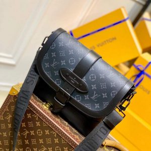 LV M45911 Louis Vuitton Saumur Messenger Black