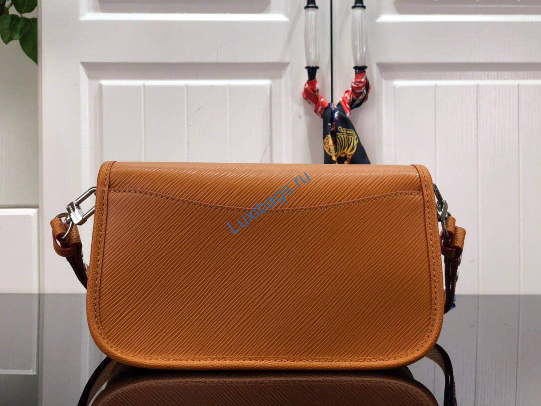 LV M59459 Louis Vuitton Buci Crossbody Bag M59460 Gold Miel Brown - Image 3