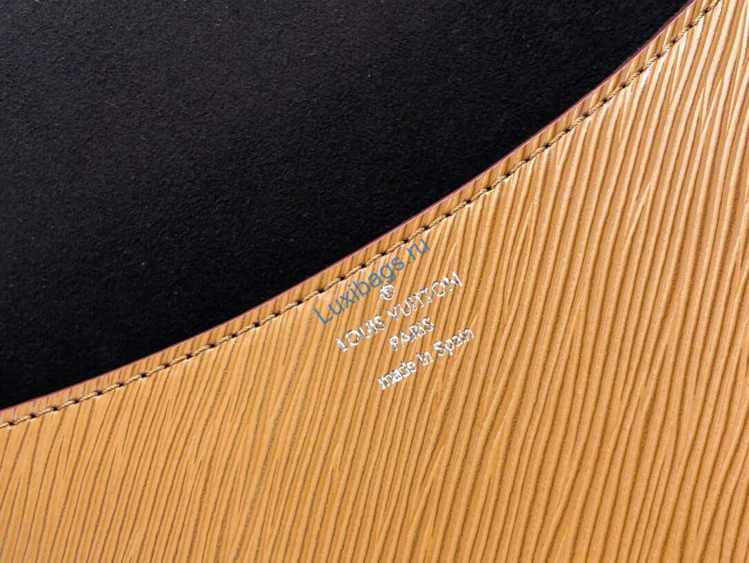 LV M59459 Louis Vuitton Buci Crossbody Bag M59460 Gold Miel Brown - Image 7