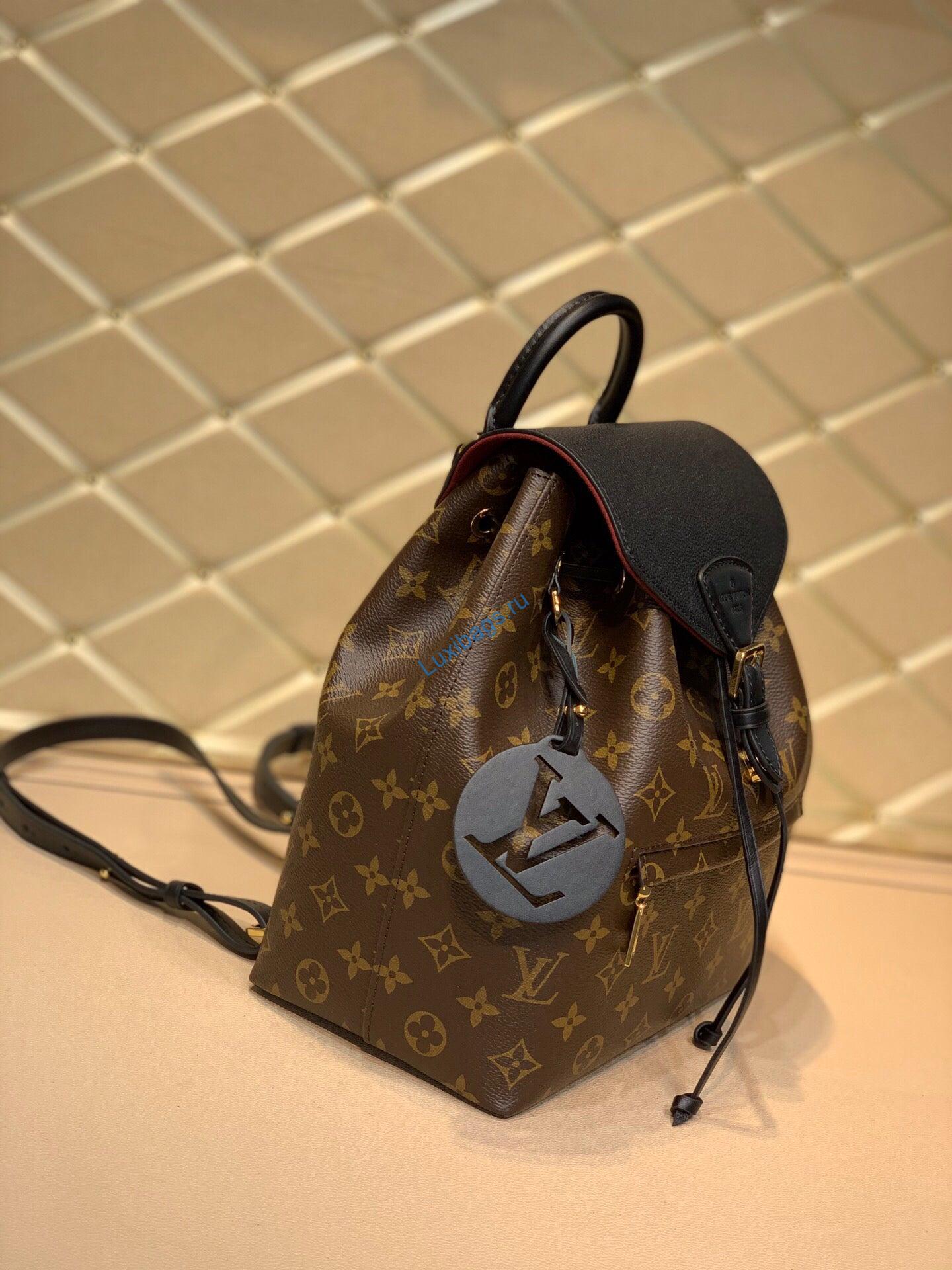 Louis Vuitton M45515 LV Montsouris PM Monogram Black - Image 2