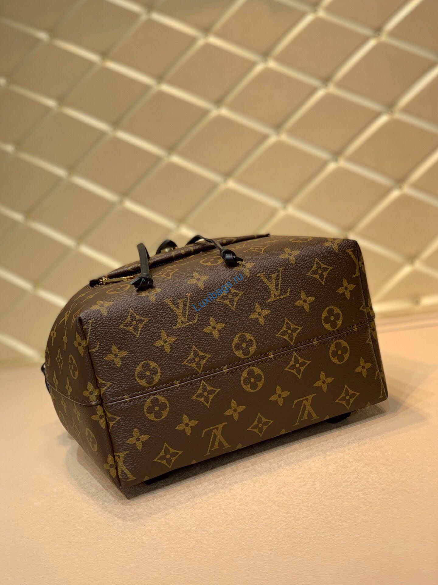 Louis Vuitton M45515 LV Montsouris PM Monogram Black - Image 3