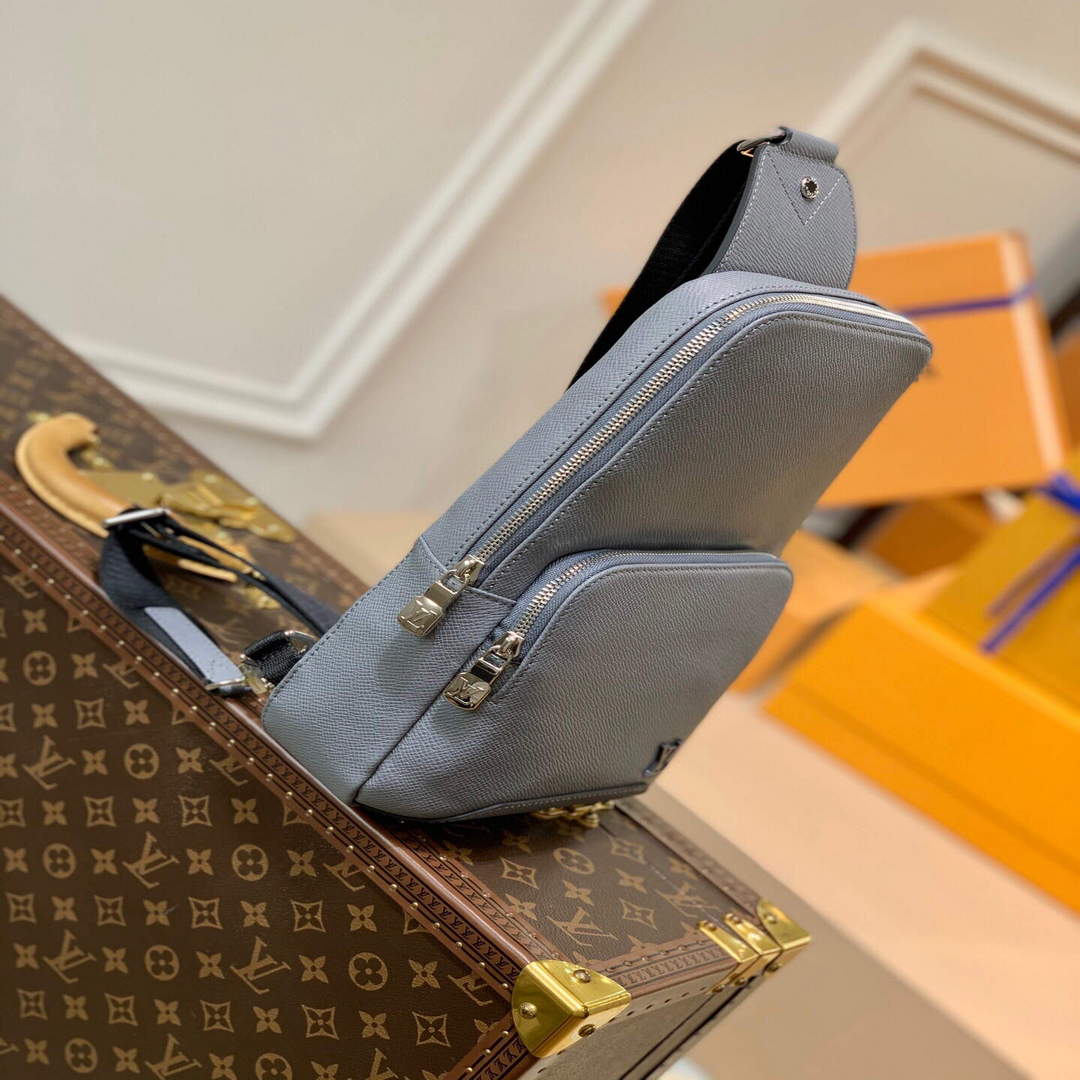 LV M30801 Louis Vuitton Avenue Sling Bag M30803 Grey - Image 3