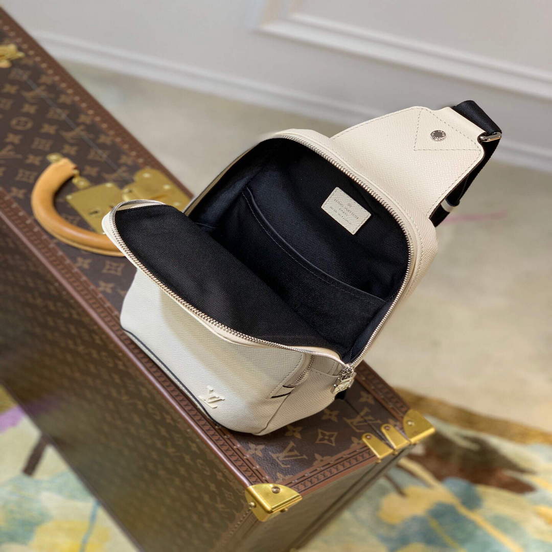LV M30803 Louis Vuitton Avenue Sling Bag M30801 Beige - Image 7