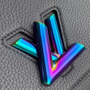 LV M58597 Louis Vuitton Twist Medium Bag Black - Image 5