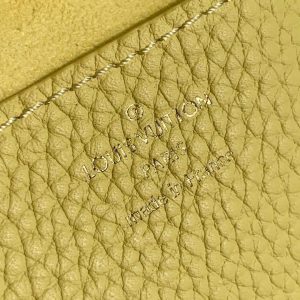 LV M58571 Louis Vuitton Twist PM Leathers Handbag Ginger Yellow - Image 8