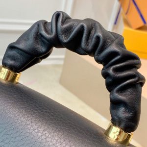 LV M58571 Louis Vuitton Twist PM Leathers Handbag Black - Image 7
