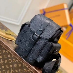 LV M58495 Louis Vuitton Christopher XS Bag Black M58493
