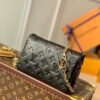 LV M80742 Louis Vuitton Pochette Coussin Other Leather Bag Black