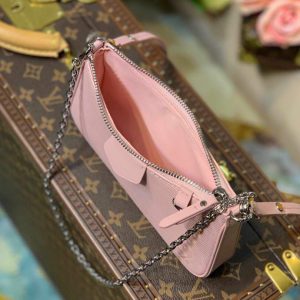 LV M80483 Louis Vuitton Easy Pouch On Strap M80480 Bag Pink - Image 8