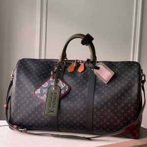 LV M56856 Louis Vuitton M56855 Keepall Bandouliere 50 Monogram M41416 Eclipse Coated