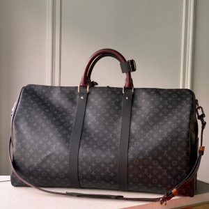 LV M56856 Louis Vuitton M56855 Keepall Bandouliere 50 Monogram M41416 Eclipse Coated - Image 2