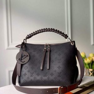 LV M56073 Louis Vuitton M56084 Beaubourg Hobo MM Mahina Black