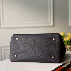 LV M56073 Louis Vuitton M56084 Beaubourg Hobo MM Mahina Black - Image 3