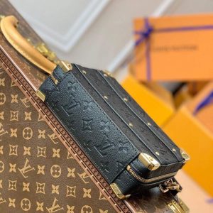 LV M45785 Louis Vuitton LVxNBA Handle Trunk Monogram M57971 Black - Image 4
