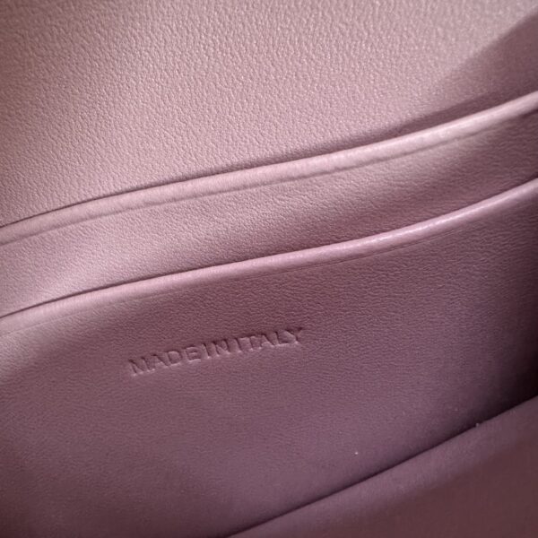 Replica Celine TRIOMPHE shiny calf leather flap card holder 4
