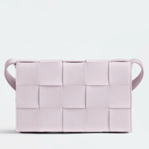 Bottega Veneta Cassette Bag In Bliss Washed Intreccio Lambskin