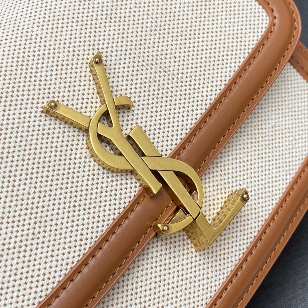 Saint Laurent Medium Solferino Bag In Canvas - Image 4