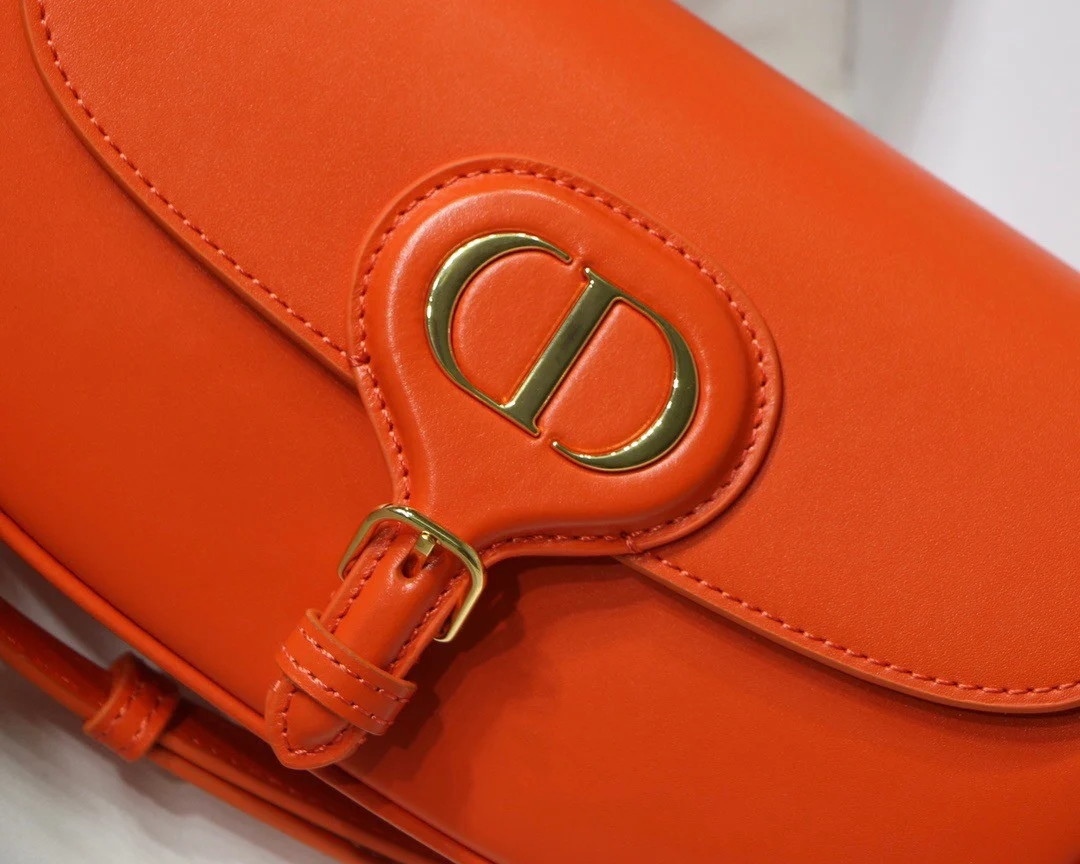 Dior Bobby East-West Bag In Orange Box Calfskin - Image 2