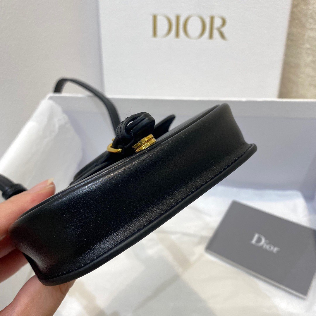 Dior Bobby Micro Bag In Black Box Calfskin - Image 9