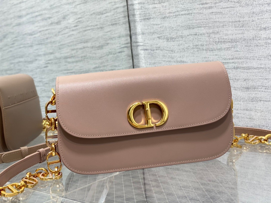 Dior 30 Montaigne Avenue Bag In Heritage Pink Box Calfskin - Image 2