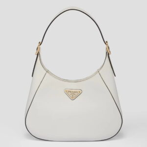Prada Shoulder Bag in White Leather