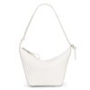 Loewe Mini Hammock Hobo Bag in White Calfskin