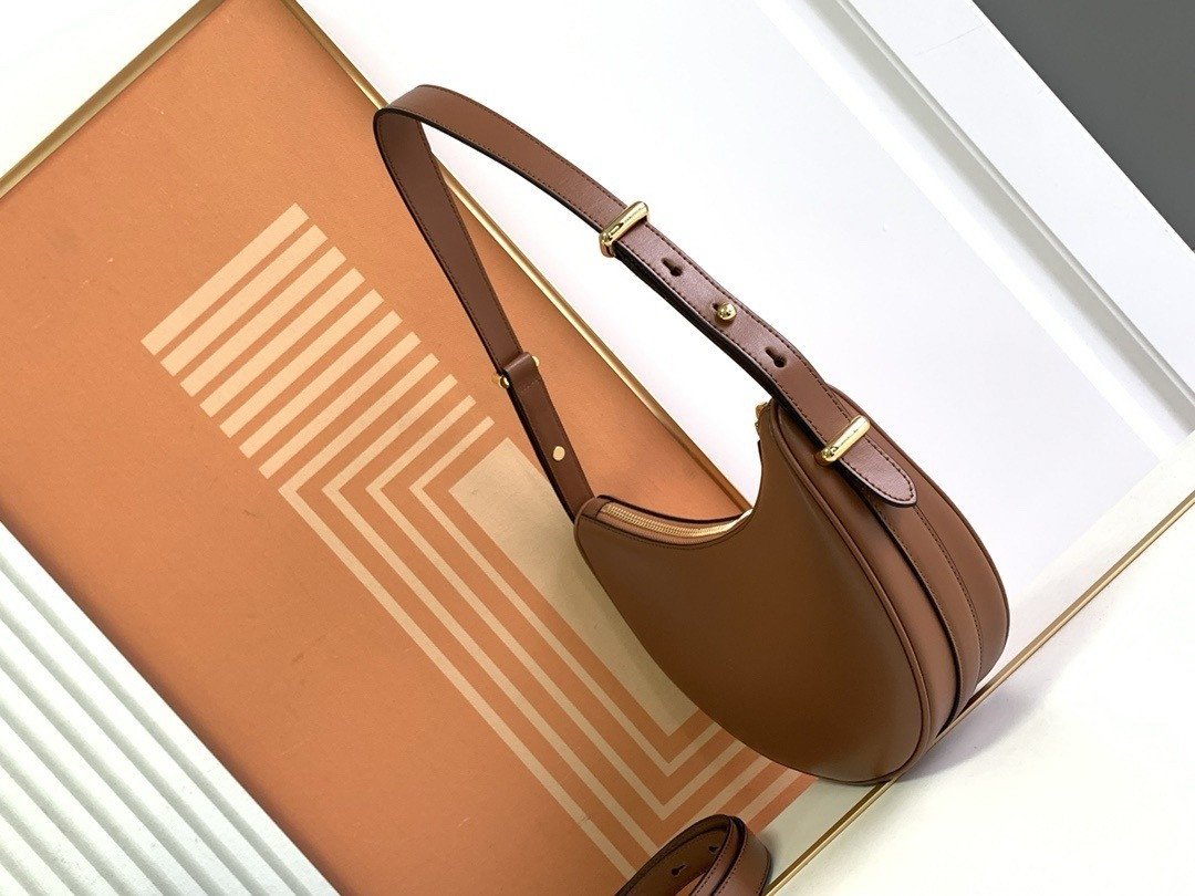 Prada Arque Shoulder Bag in Brown Leather - Image 2