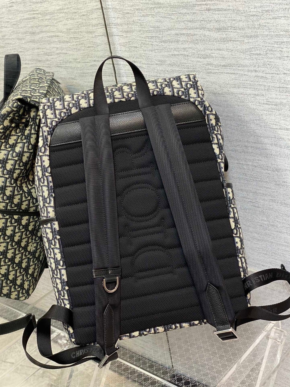 Dior Explorer Backpack In Black Dior Oblique Jacquard - Image 7