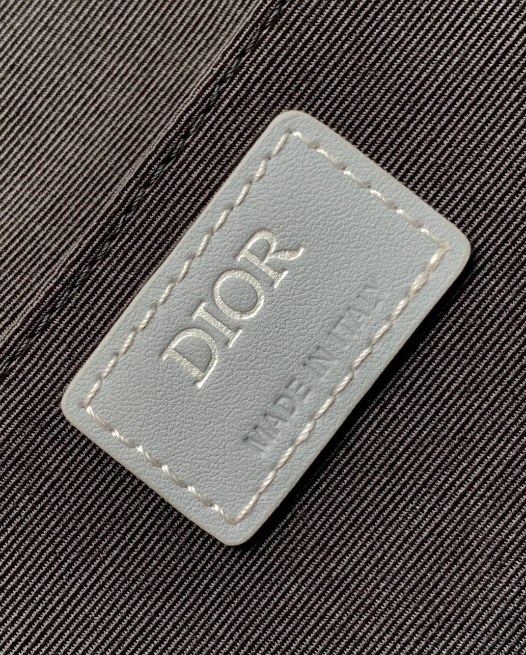 Dior Lingot Briefcase in Grey CD Diamond Canvas - Image 9