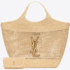 Saint Laurent Icare Maxi Shopping Bag in Naturel Raffia