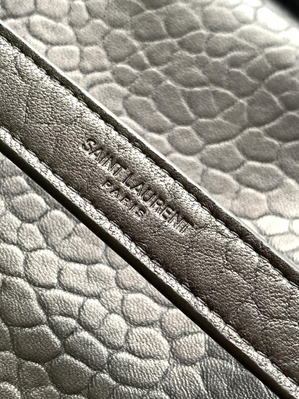 Saint Laurent Niki Medium Chain Bag in Black Grained Lambskin - Image 9