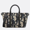 Dior Weekender 25 Bag in Beige Maxi Dior Oblique Jacquard