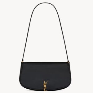 Saint Laurent Voltaire Mini Shoulder Bag in Black Box Leather