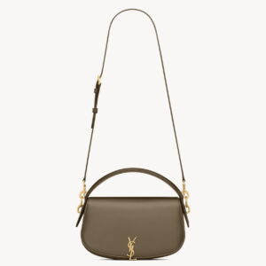 Saint Laurent Voltaire Shoulder Bag in Deep Musk Box Leather