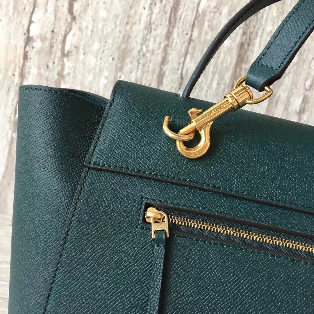 Celine Belt Mini Bag In Amazone Grained Calfskin - Image 4