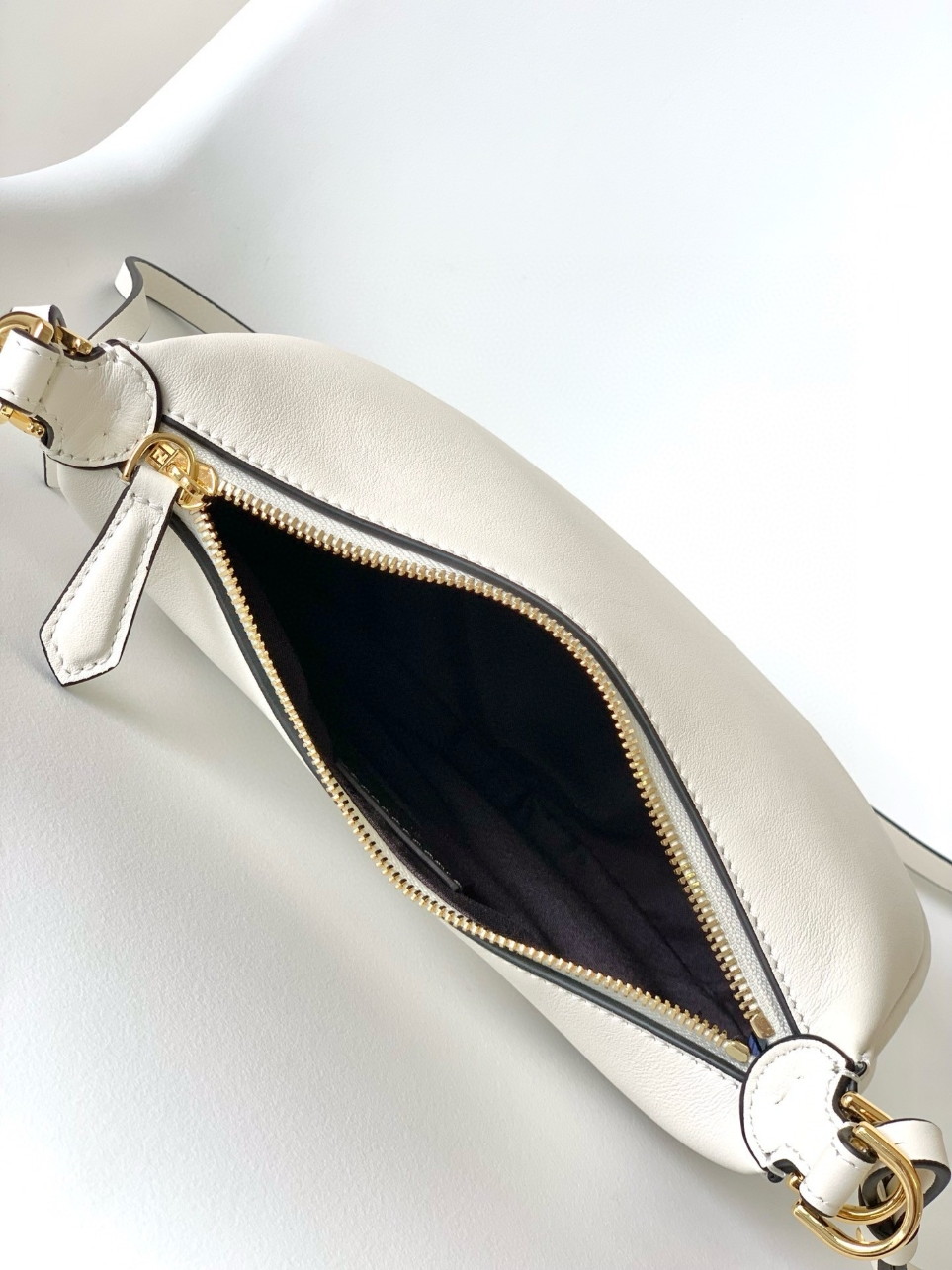 Fendi Fendigraphy Mini Bag in White Calfskin - Image 6